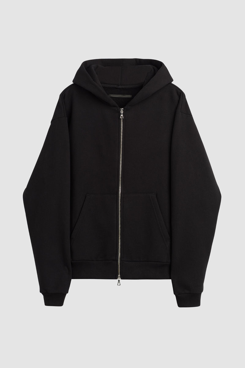Souvenir Full Zip Hoodie / Black | UNI/FORM - uniformla.com