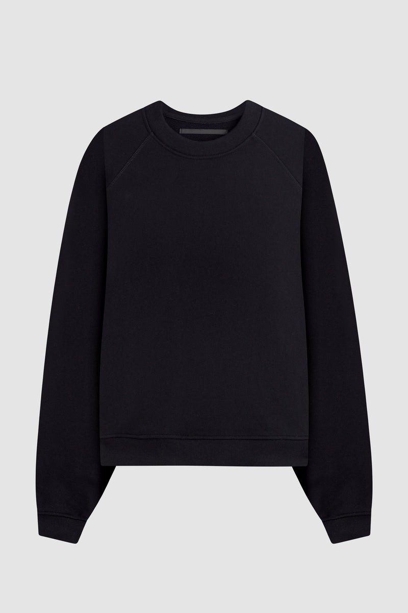 Cropped Sweatshirt Black UNI FORM uniformla