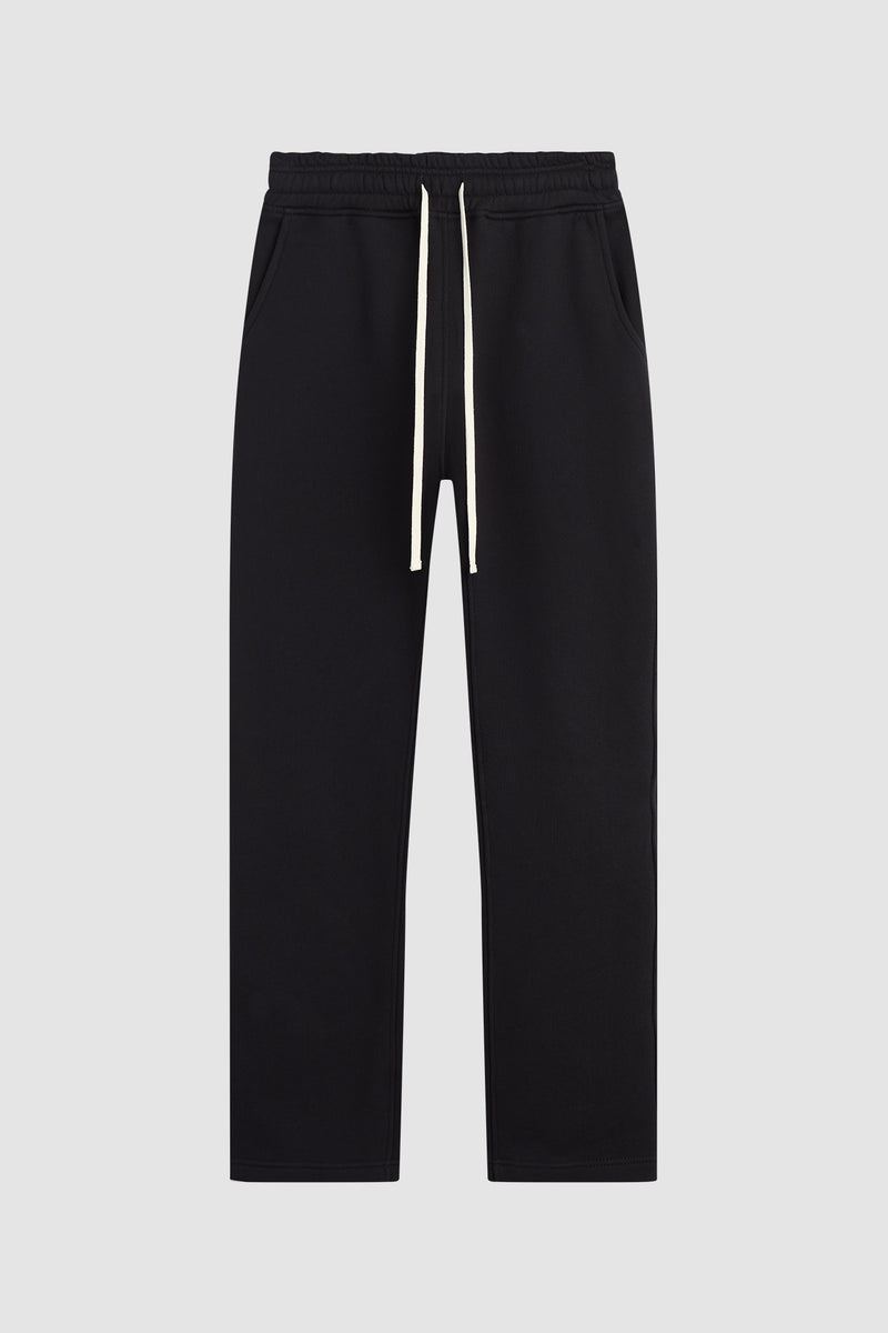 【TLLDAWN】 FLASH SWEATPANTS (BLACK) Straight Leg Sweatpants / Black | UNI/FORM - uniformla.com