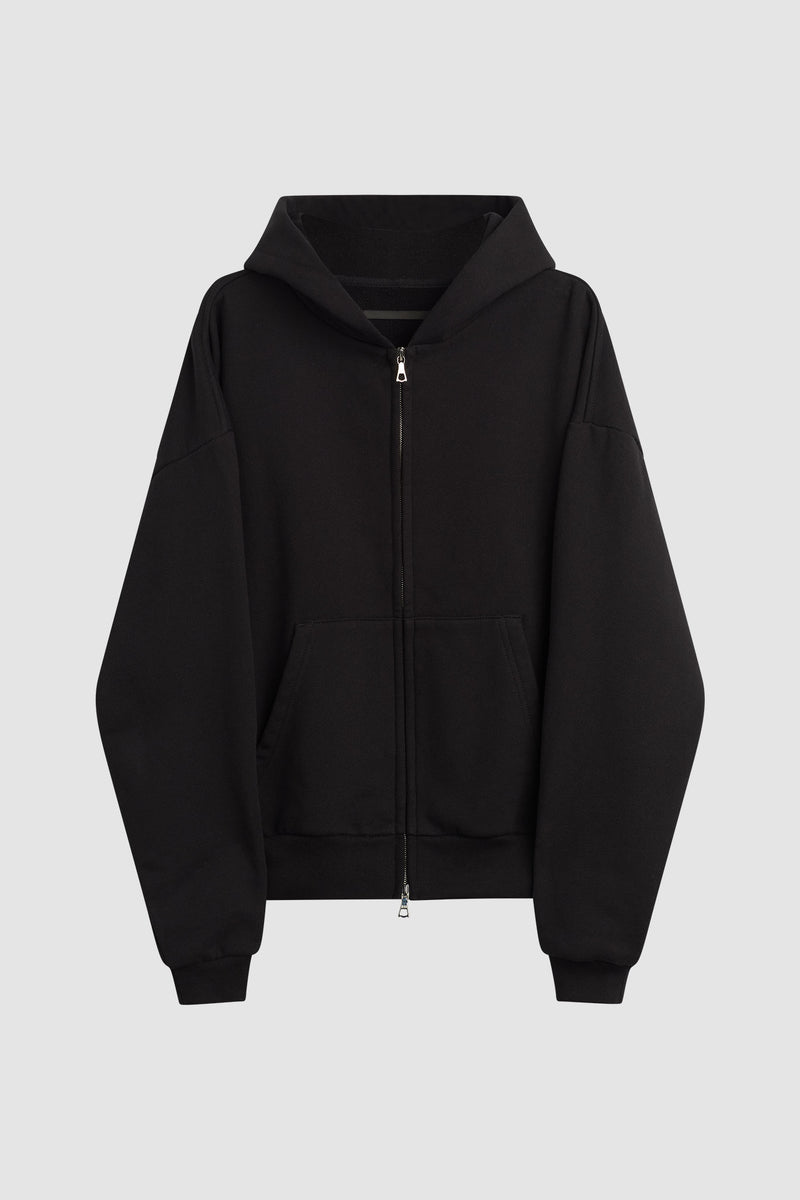 Studio Full Zip Hoodie / Black | UNI/FORM - uniformla.com