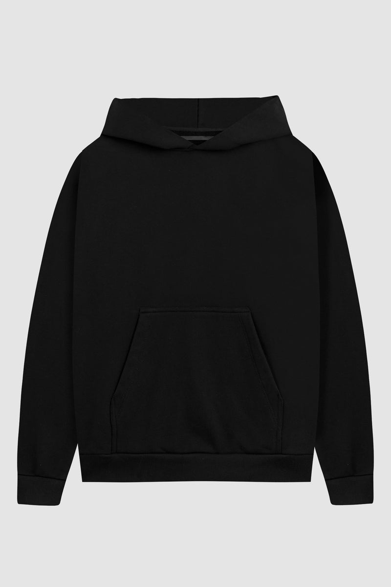 Heavyweight Studio Hoodie / Black | UNI/FORM - uniformla.com