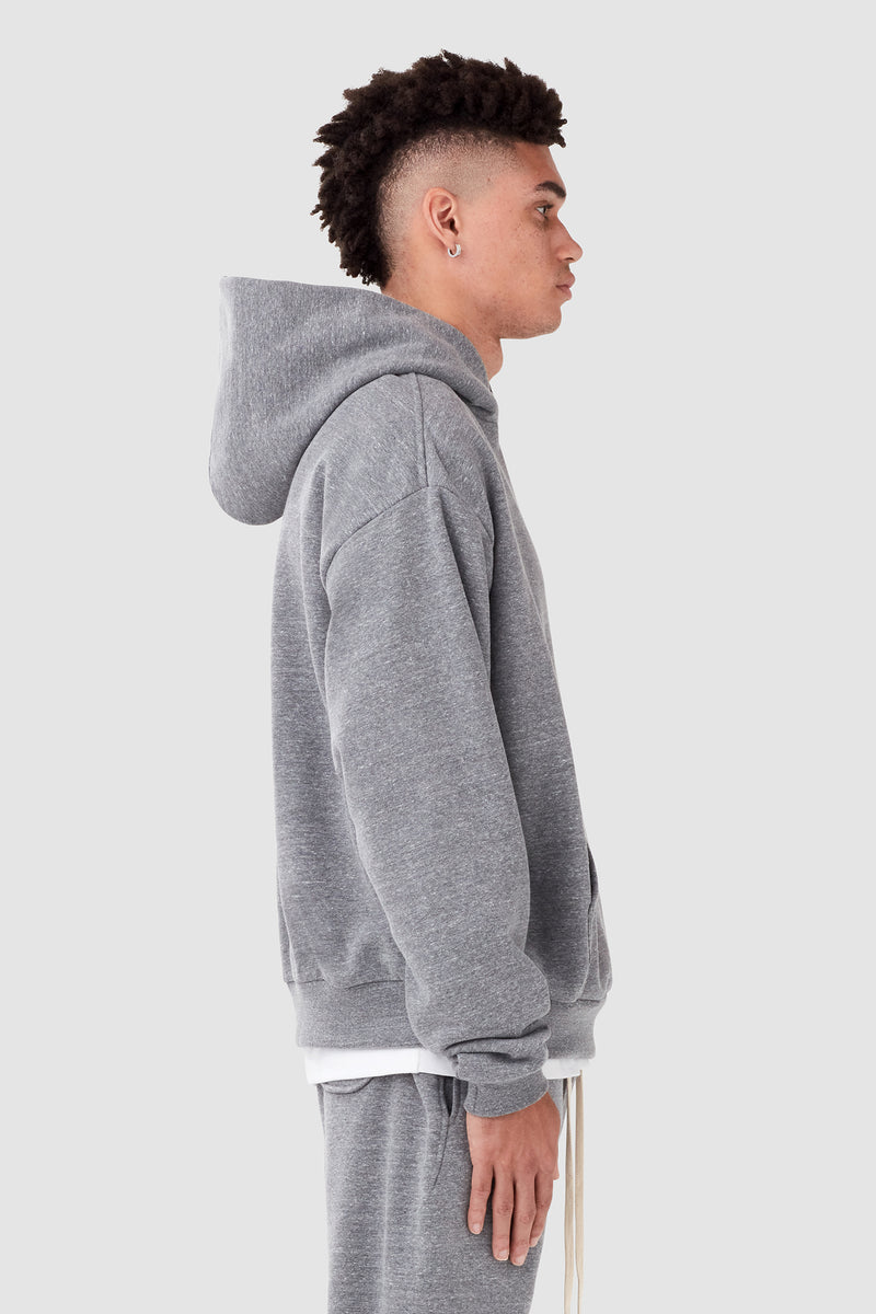 HEAVYWEIGHT STUDIO HOODIE / HEATHER GREY