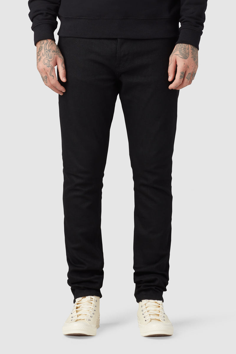 Classic Slim Fit Denim / Black Rinse | UNI/FORM - uniformla.com