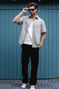 BONNEVILLE MECHANIC SHIRT / LIGHT SMOKE