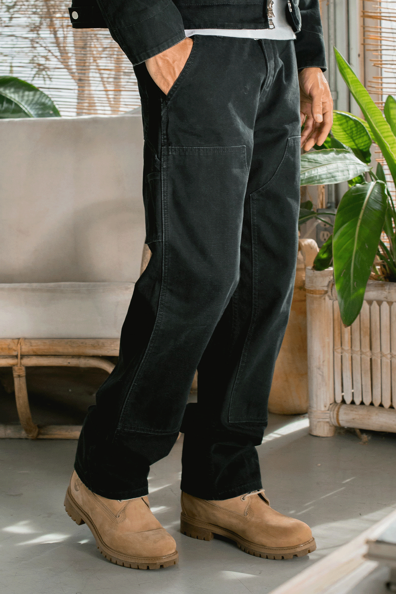 Durango Double Knee Carpenter Pants / Vintage Black | UNI/FORM
