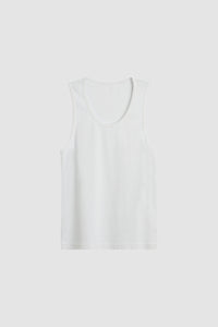 HAVANA RIBBED TANK / WHITE