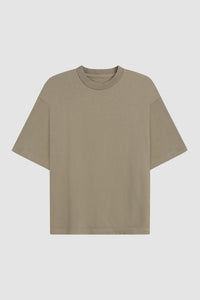 HEAVYWEIGHT CROPPED TEE / MOCHA