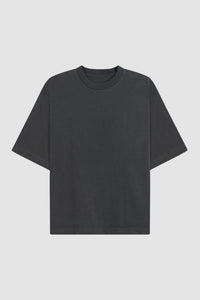 HEAVYWEIGHT CROPPED TEE / WASHED BLACK