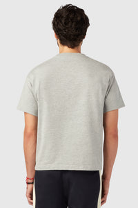 HEAVYWEIGHT CROPPED TEE / LIGHT HEATHER