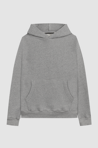PULL OVER HOODIE / HEATHER GREY