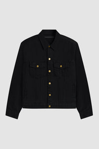 RELAXED TYPE III TRUCKER JACKET / BLACK RINSE