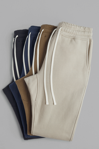 STRAIGHT LEG SWEATPANTS / SUEDE