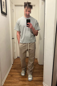 STRAIGHT LEG SWEATPANTS / FOG