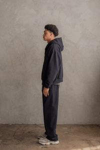 STUDIO FULL ZIP HOODIE / BLACK