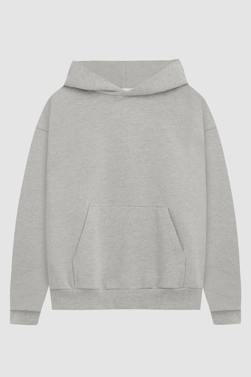 Heavyweight Studio Hoodie / Light Heather | UNI/FORM - uniformla.com